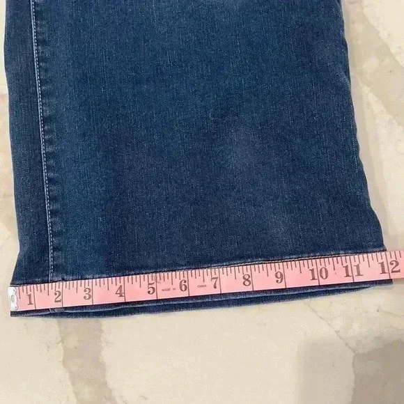 Seven7 For All Mankind Pull On Weekend Capri Women's Size 20 Embellished Pockets - Picture 9 of 10